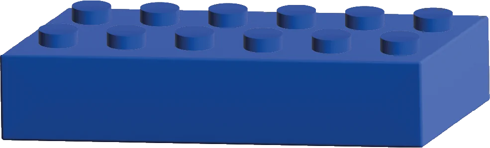 Lego bleu